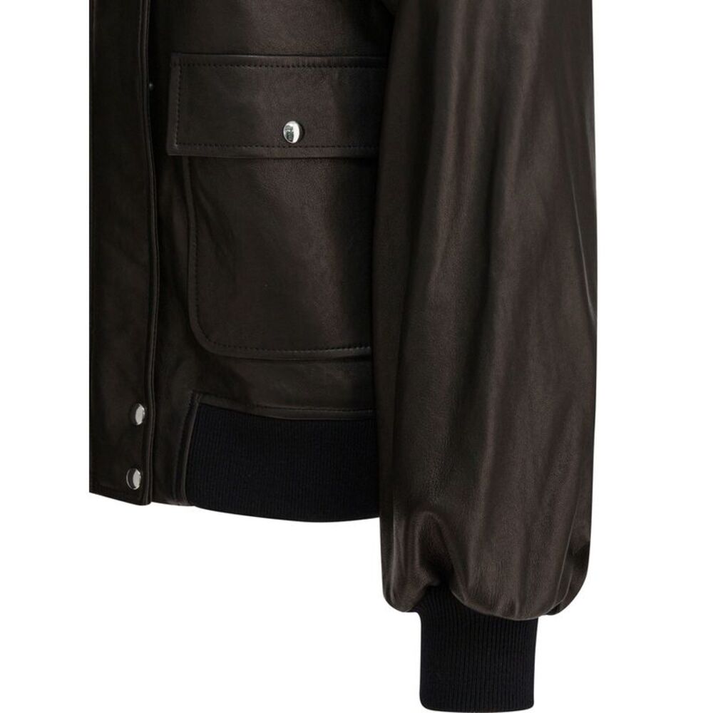 Khaite Women "Shellar" Leather Jacket - Picture 4 of 4